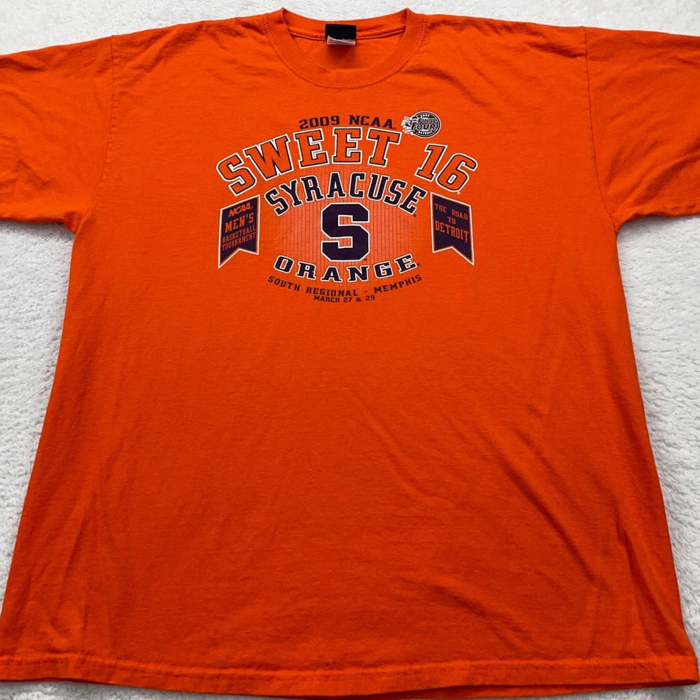 Syracuse Orange Sweet 16 NCAA‎ Basketball T-Shirt Mens XL 2009 Final Four